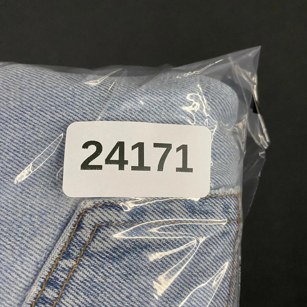Vintage 90s Levis 501xx Jeans FITS 29x32 Button Fly Light Wash Blue Made in USA